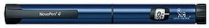 NovoPen 4 Blue Reusable Insulin Pen for use with Novo Nordisk 3ml Penfill cartridges