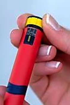 NovoPen 3 Red & Yellow Insulin Pen and Box