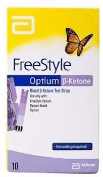 Freestyle Optium B Ketone Test Strips Brand New and Sealed (Pack of 10) Free Post