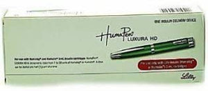 Lilly HumaPen Luxura HD, Green Insulin Delivery Device