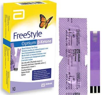 Freestyle Optium B Ketone Test Strips Brand New and Sealed (Pack of 10) Free Post