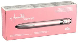 Lilly HumaPen Savvio, Pink Insulin Delivery Device in box