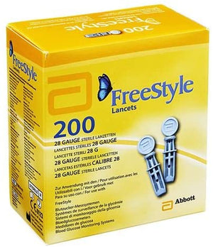 FreeStyle Lancets .05mm/28G Gauge Sterile Lancets (Pack of 200)