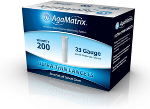 AgaMatrix Ultrathin Lancets 33G (Pack of 200)