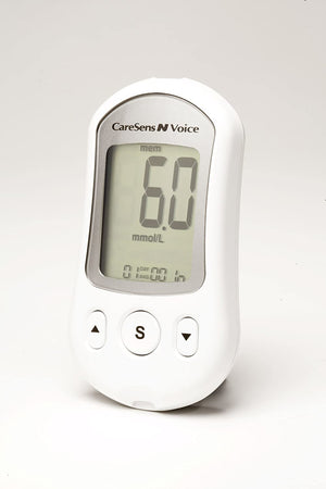 CareSens Voice blood glucose meter/monitor for visually impaired/partially sighted