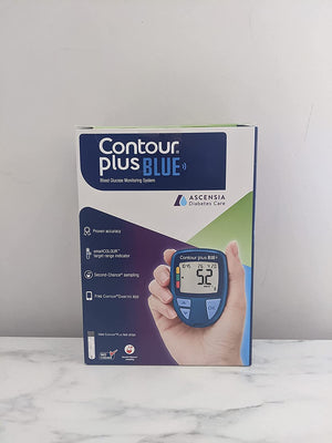 Contour Plus Blue Glucose Monitoring System - free postage