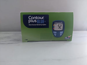 Contour Plus Blue Glucose Monitoring System - free postage