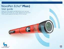 Novopen Echo Plus, reusable insulin injection pen Blue or Red